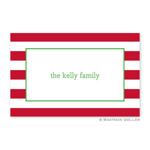 Awning Stripe Red Placemat