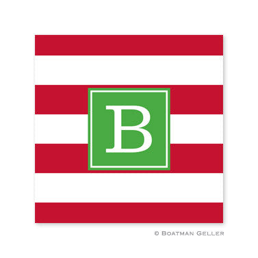 Awning Stripe Red Coaster