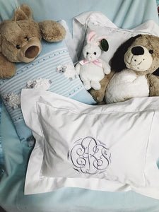 Monogrammed Matouk Pillow The Monogram Merchant