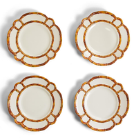 Bamboo Touch Melamine Plates
