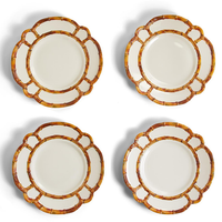 Bamboo Touch Melamine Plates