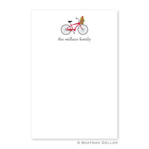Bicycle Holiday Notepad