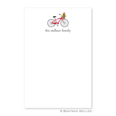 Bicycle Holiday Notepad