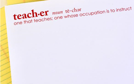 Teacher Definition Notepads