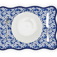 Chinoiserie Blue Floral Placemats