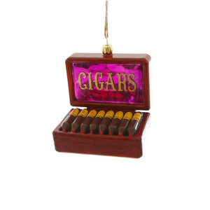 Box of Cigars Christmas Ornament