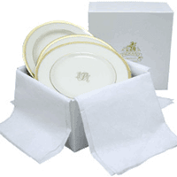 Pickard Signature Set of 6 Canape Plates