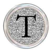 Monogrammed Typewriter Coaster
