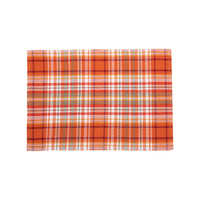 Harvest Plaid Table Linens/Set of 4
