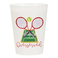 Overserved Tennis Frosted Cups