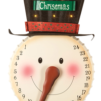 LED Snowman Advent Calendar