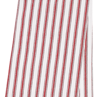 Ticking Stripe Crimson Towel