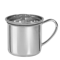 Cambridge Beaded Sterling Silver Baby Cup