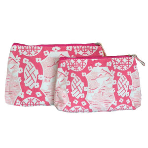 Monogrammed Travel Bag - Canton Pattern