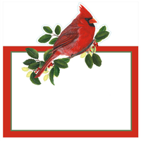 Winter Songbirds Die-Cut Place Cards