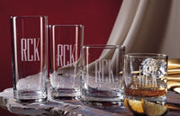 Engraved Casual Glass Collection 
