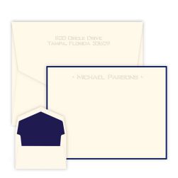 One-Line Card Embossed