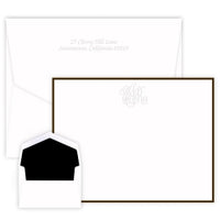 Classic Monogram Apex Card - Embossed
