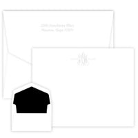 Virginia Monogram Apex Card - Embossed
