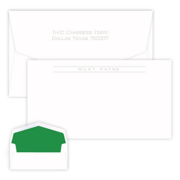 Corridor Chesapeake Embossed Flat Chesapeake Card