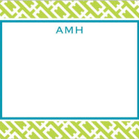 Chain Link Flat Notecard
