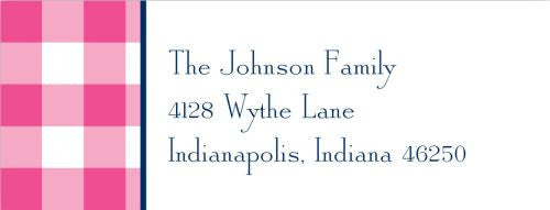 Classic Check Address Label