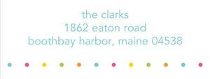 Cheer Dot Address Label