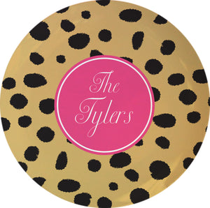 Cheetah 10" Melamine Plate