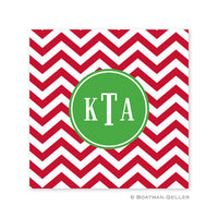 Chevron Red Coaster