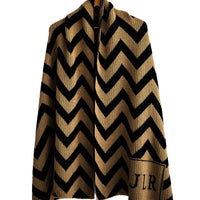 Monogrammed Chevron Wrap