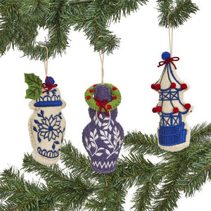Chinoiserie Christmas Ornaments