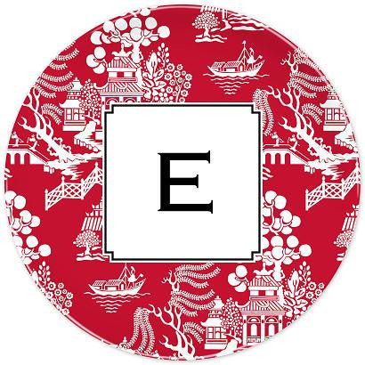 Chinoiserie Melamine Plate