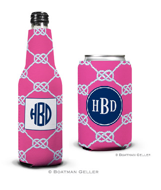 Nautical Knot Raspberry Koozies
