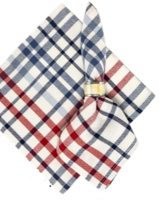 Monogrammed Clambake Napkins/Set of 4