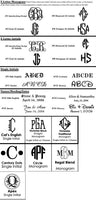 Monogrammed Tailgate Set

