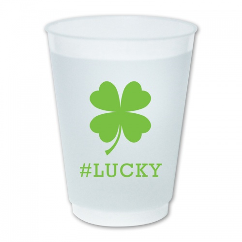 Lucky Monogrammed Frost Flex Cups