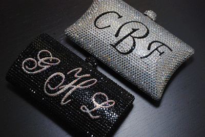 Crystal clutch evening bag on sale