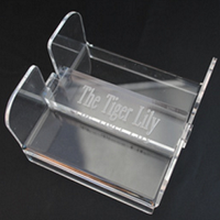 Monogrammed Solid Bar Cocktail Napkin Holder