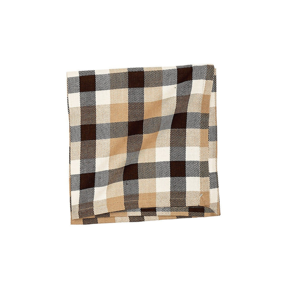Monogrammed Autumn Plaid Napkins/Set of 4