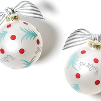 Be Merry Glass Ornament