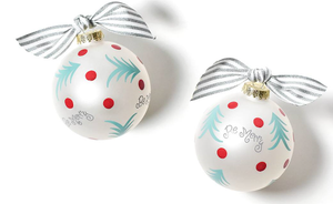 Be Merry Glass Ornament