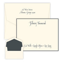 Casual - Raised Ink Flat Correspondence Card