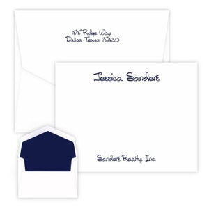 Anthony Studio - Raised Ink Flat Correspondence Card