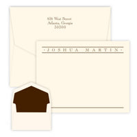 Churchill - Raised Ink Flat Correspondence Card
