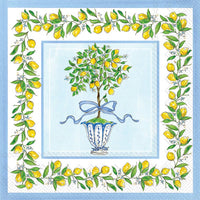 Lemon Topiary Cocktail Napkins