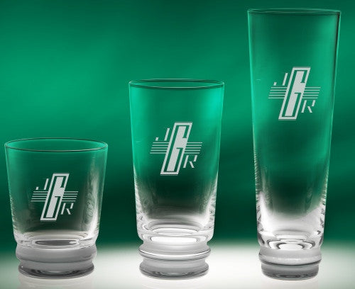 Engraved Echo Glass Barware Collection