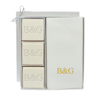 Monogrammed Eco-Luxury Courtesy Square Soap & Towel Gift Set
