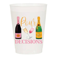 Pour Decisions Champagne Frosted Cups