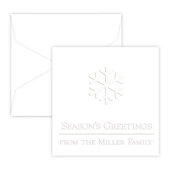 Holiday Portrait Enclosure - Embossed
