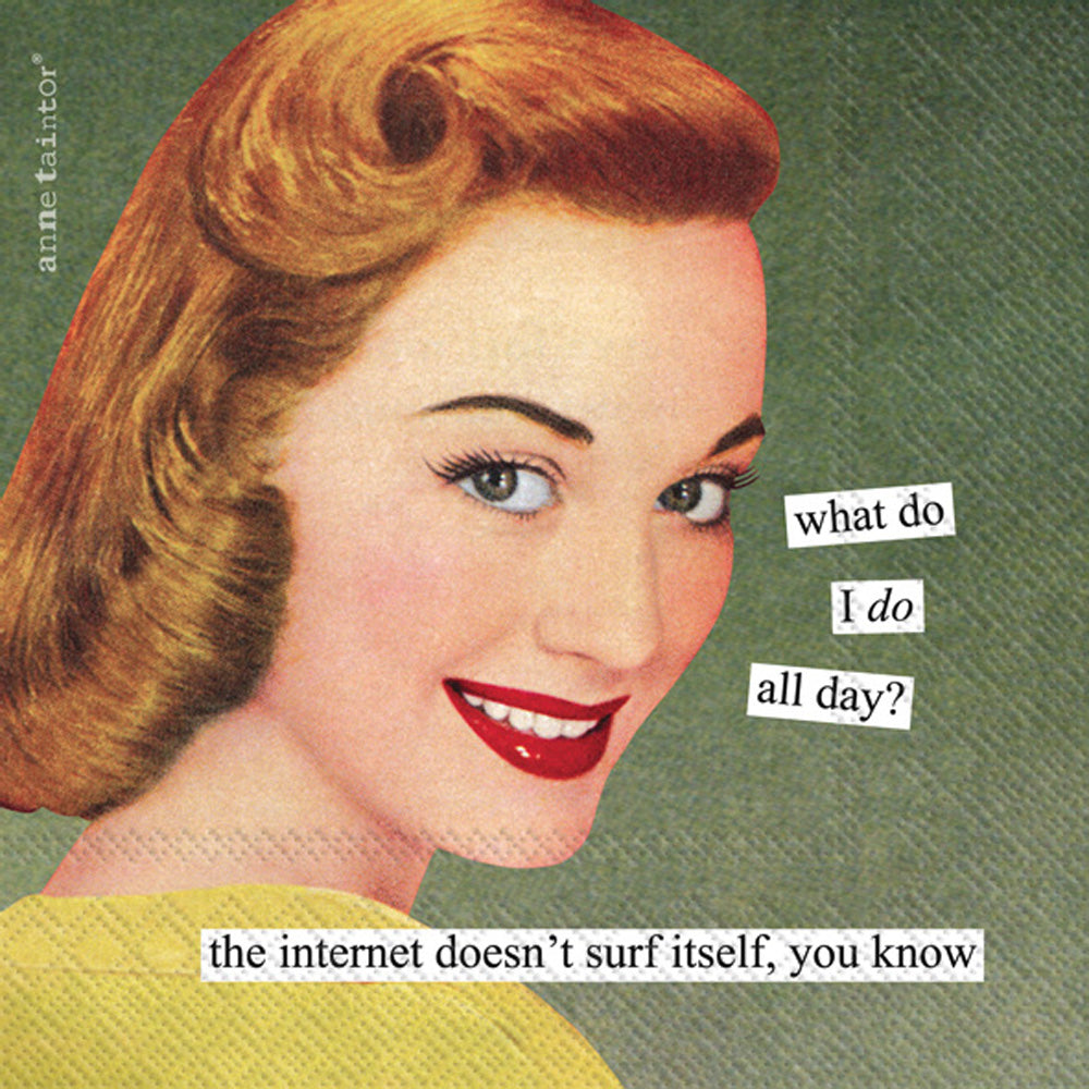 Anne Taintor Surf Cocktail Napkins